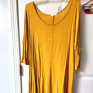 Pink Lily Boutique GOLD/Mustard dress